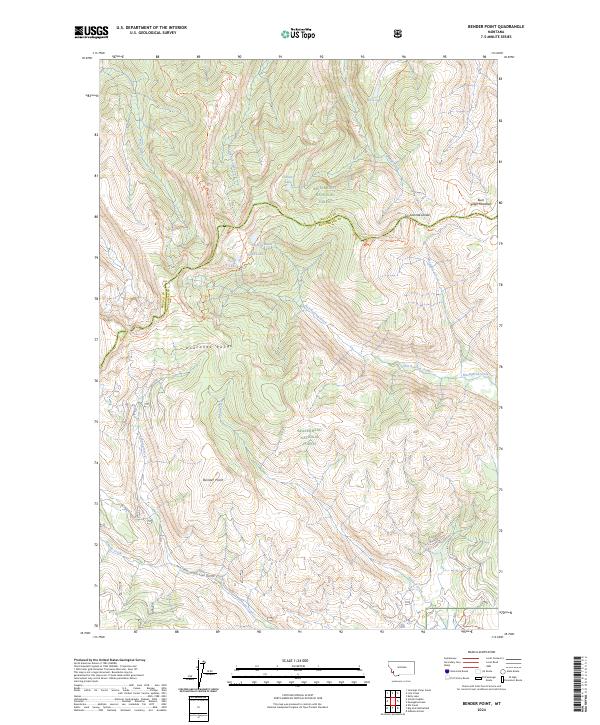 USGS Topographic Map – Bender Point