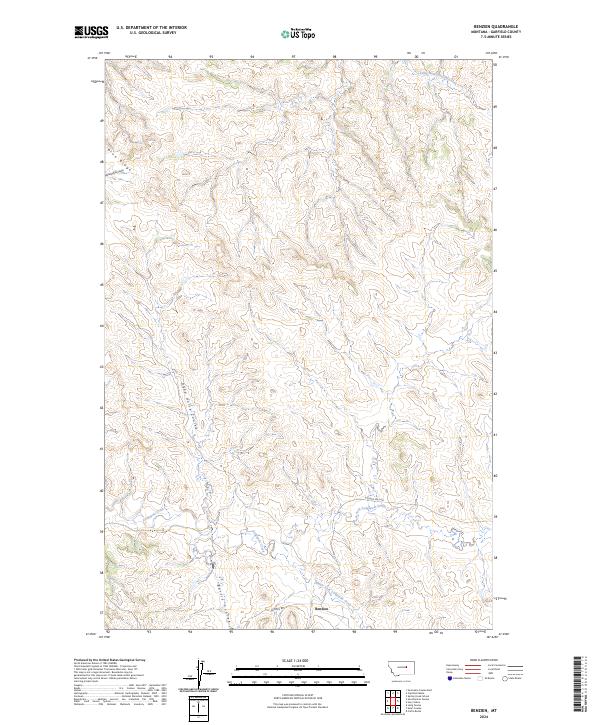 USGS Topographic Map – Benzien