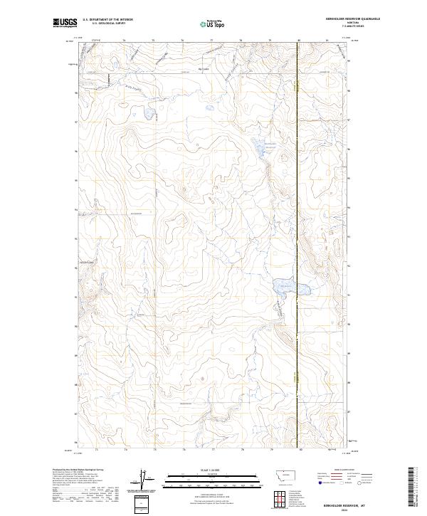 USGS Topographic Map – Berkholder Reservoir