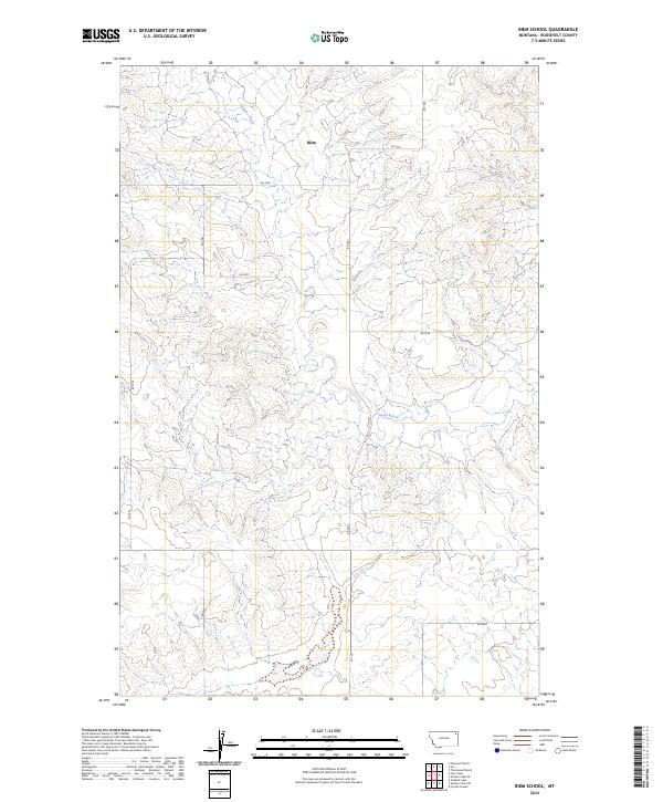 USGS Topographic Map – Biem School