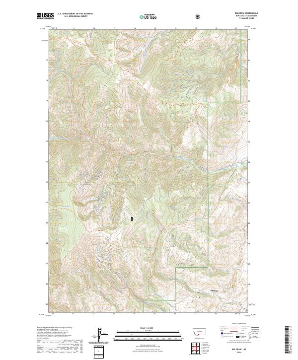 USGS Topographic Map – Big Draw