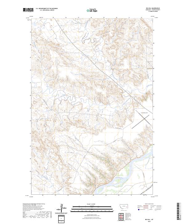 USGS Topographic Map – Big Hill