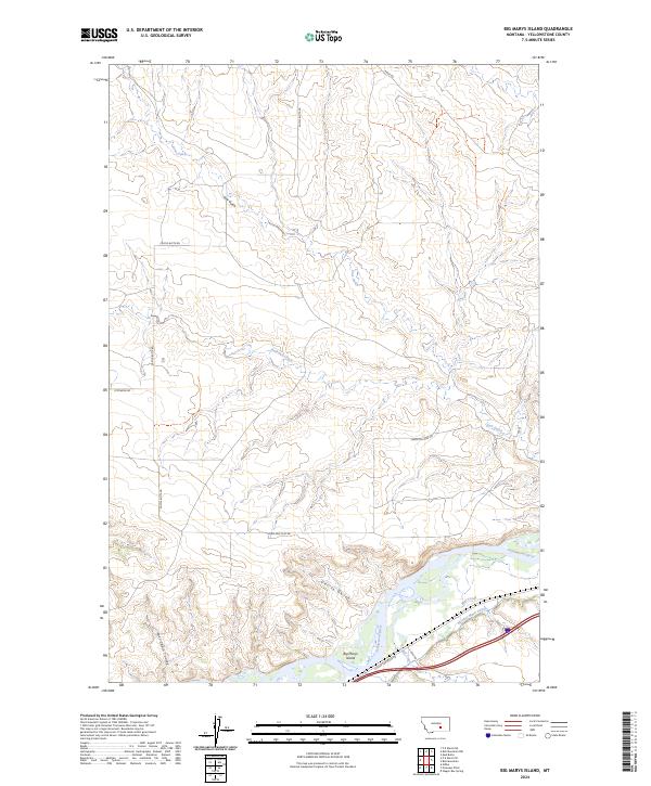 USGS Topographic Map – Big Marys Island
