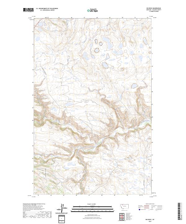 USGS Topographic Map – Big Rock