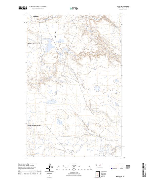 USGS Topographic Map – Bigby Lake