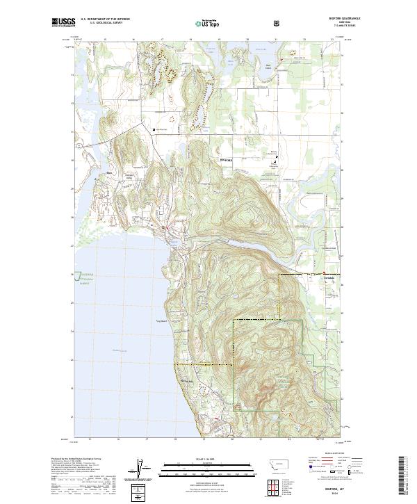 USGS Topographic Map – Bigfork