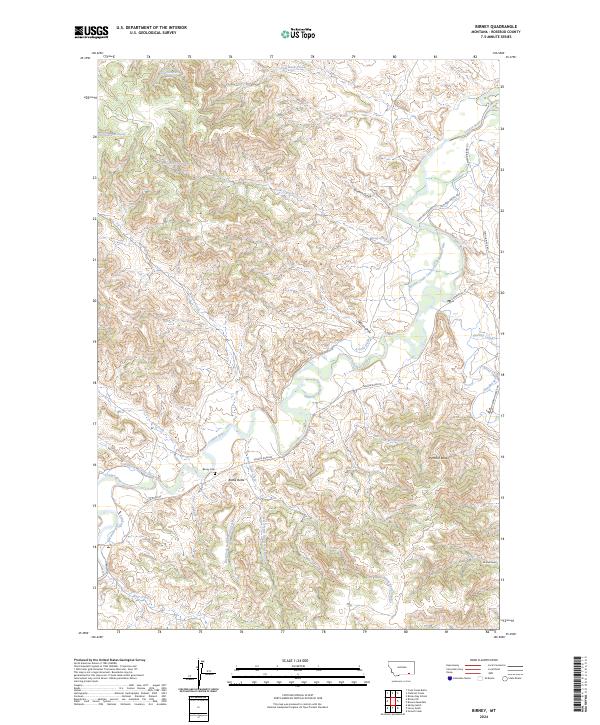 USGS Topographic Map – Birney