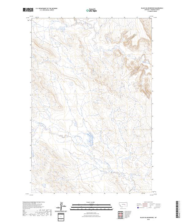 USGS Topographic Map – Black Sea Reservoir