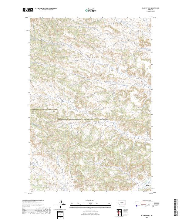 USGS Topographic Map – Black Spring
