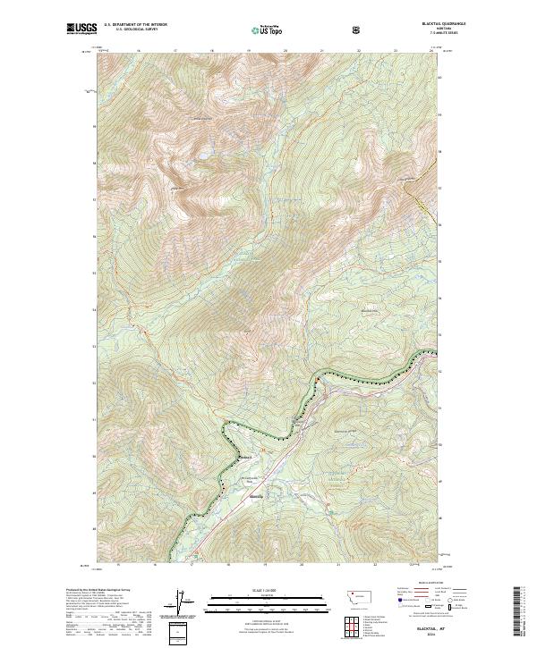 USGS Topographic Map – Blacktail