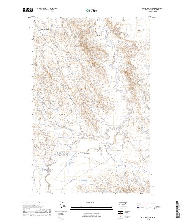 USGS Topographic Map – Blanchard Ranch