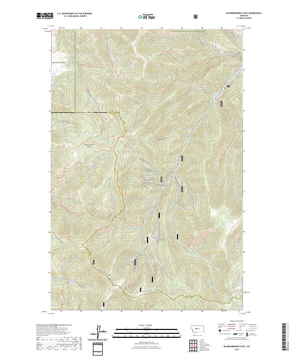 USGS Topographic Map – Blankenbaker Flats