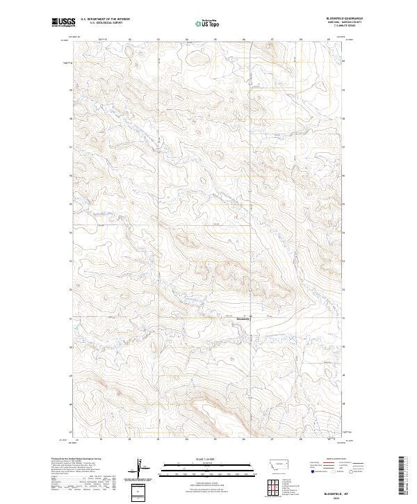 USGS Topographic Map – Bloomfield