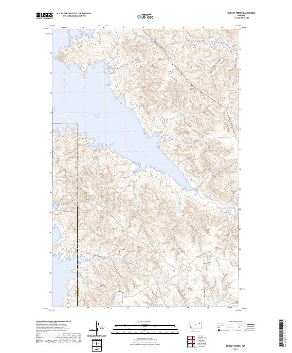USGS Topographic Map – Bobcat Creek