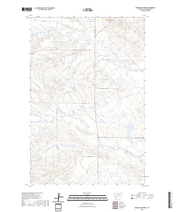 USGS Topographic Map – Bohemian Corners