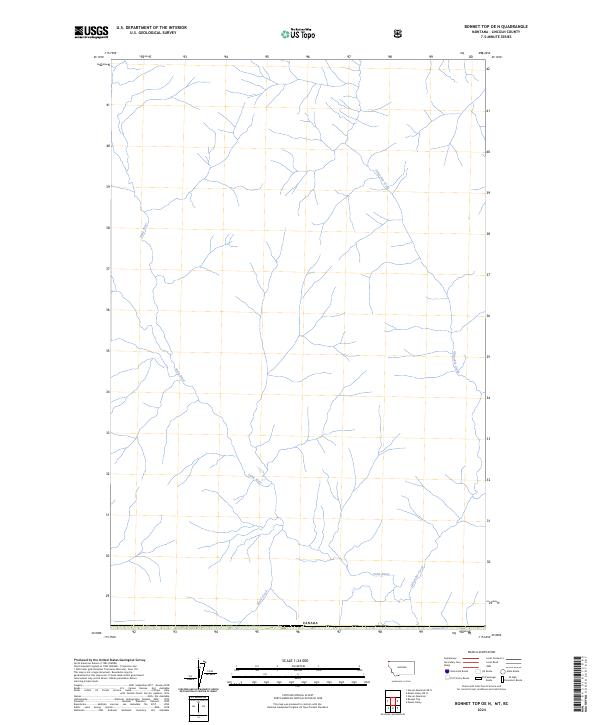 USGS Topographic Map – Bonnet Top OE N
