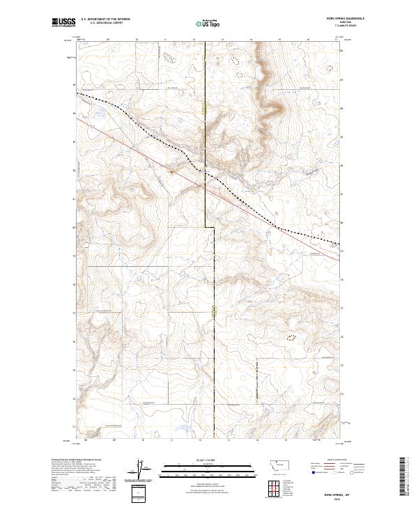 USGS Topographic Map – Boru Spring