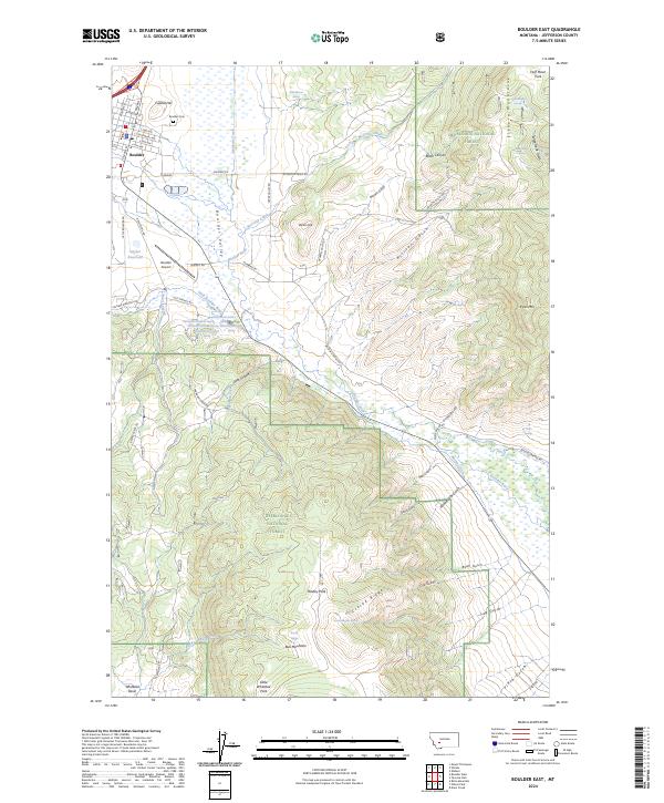 USGS Topographic Map – Boulder East