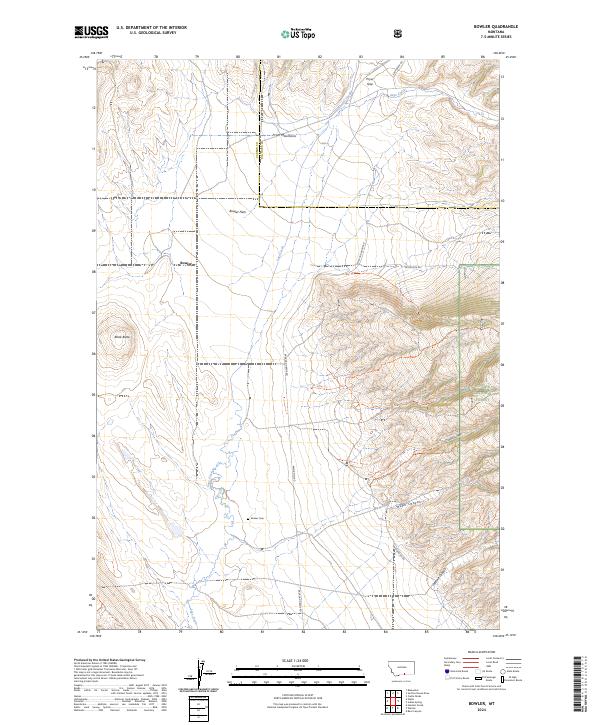 USGS Topographic Map – Bowler