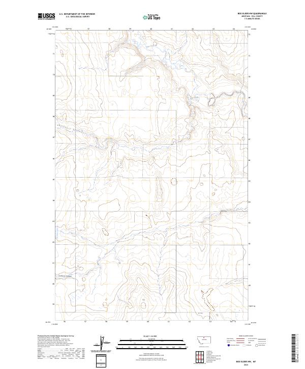USGS Topographic Map – Box Elder NW