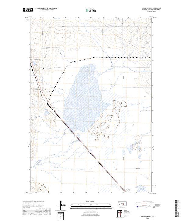 USGS Topographic Map – Broadview East