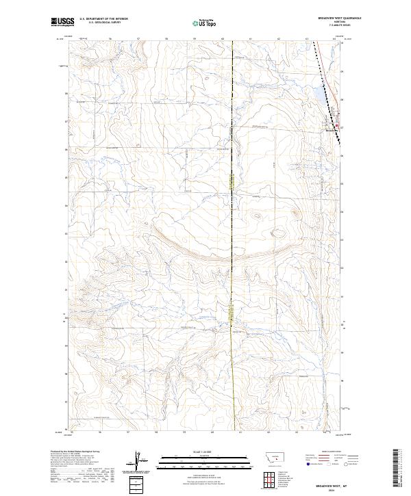USGS Topographic Map – Broadview West