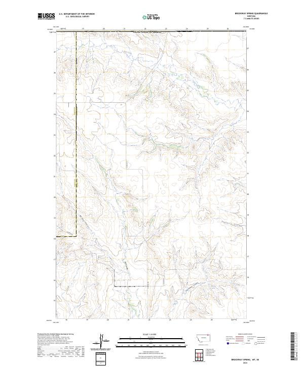 USGS Topographic Map – Brockway Spring
