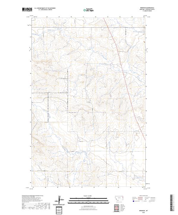 USGS Topographic Map – Brorson