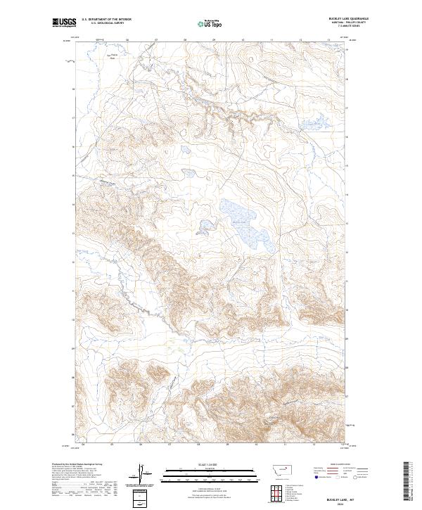 USGS Topographic Map – Buckley Lake