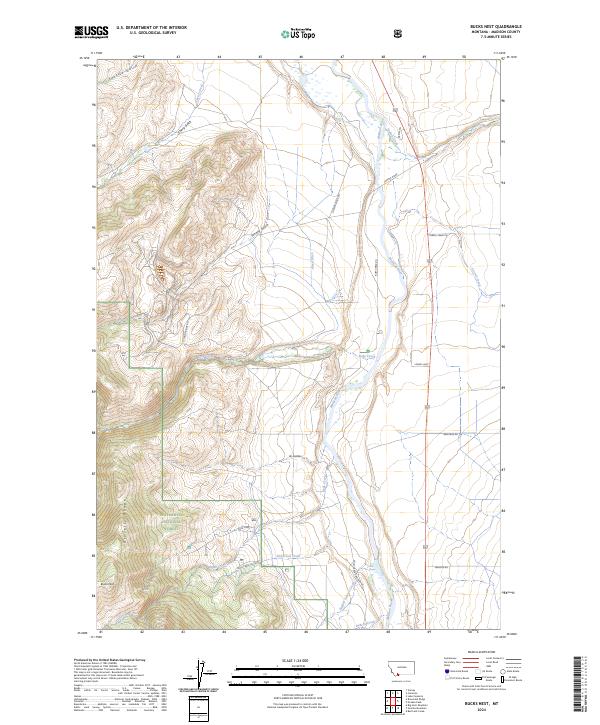 USGS Topographic Map – Bucks Nest