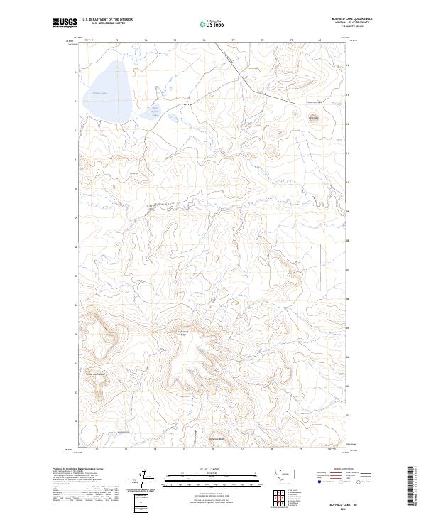USGS Topographic Map – Buffalo Lake