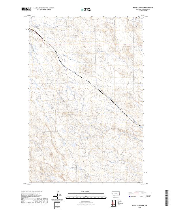 USGS Topographic Map – Buffalo Reservoir
