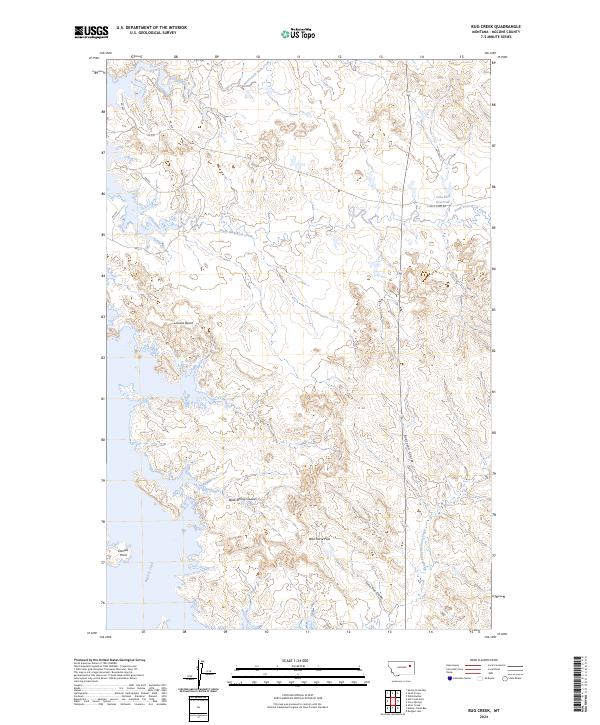 USGS Topographic Map – Bug Creek