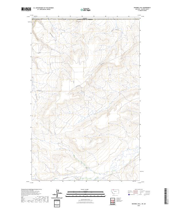 USGS Topographic Map – Bushnell Hill