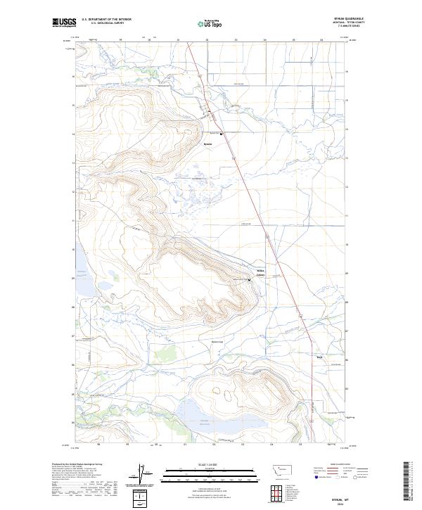 USGS Topographic Map – Bynum