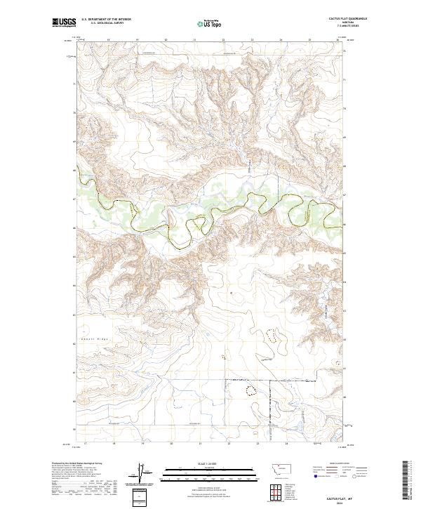 USGS Topographic Map – Cactus Flat
