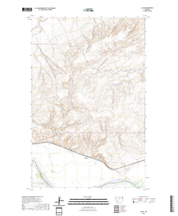 USGS Topographic Map – Calais