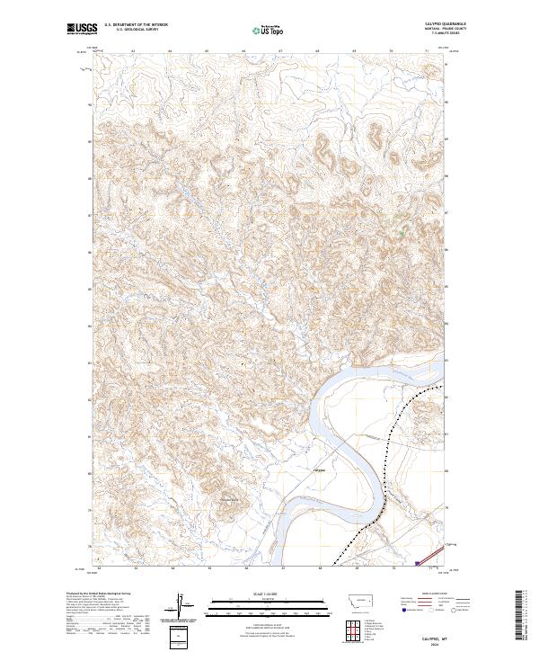 USGS Topographic Map – Calypso