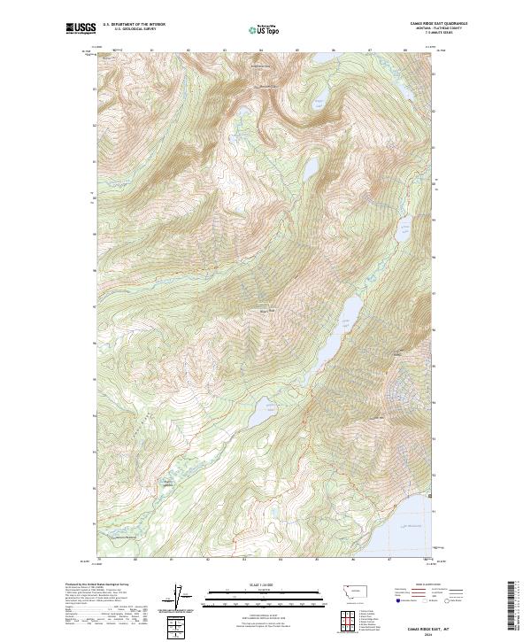 USGS Topographic Map – Camas Ridge East