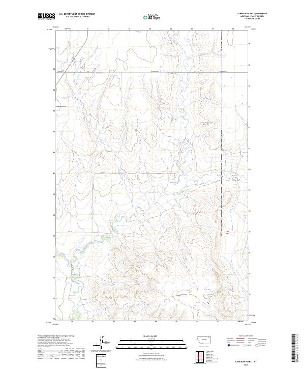 USGS Topographic Map – Cameron Point