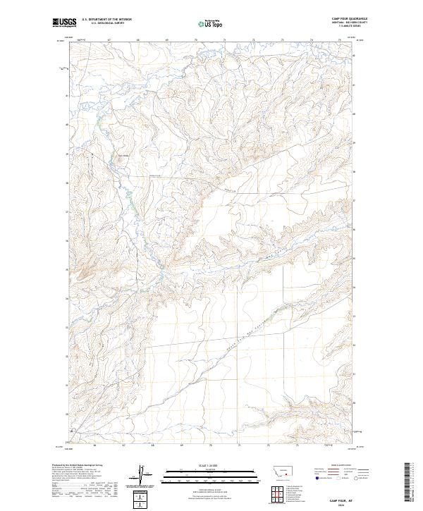 USGS Topographic Map – Camp Four