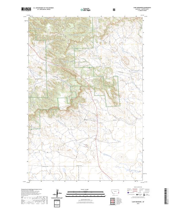 USGS Topographic Map – Camp Needmore