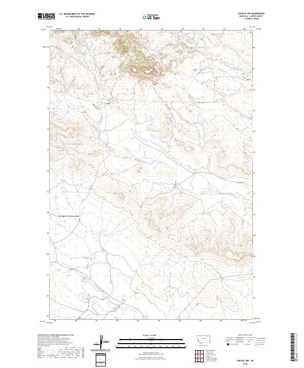 USGS Topographic Map – Capitol NW
