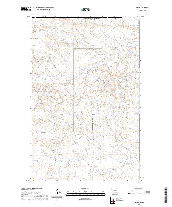 USGS Topographic Map – Carbert