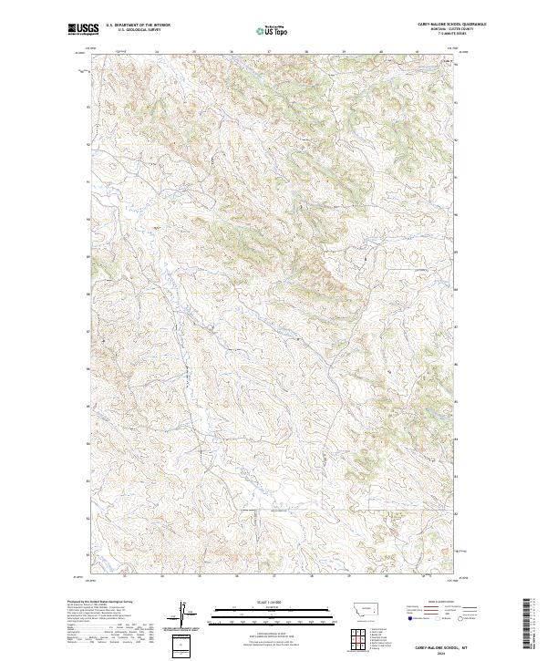 USGS Topographic Map – Carey-Malone School