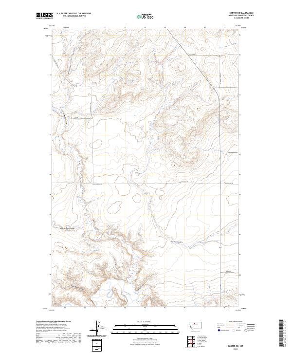 USGS Topographic Map – Carter NE