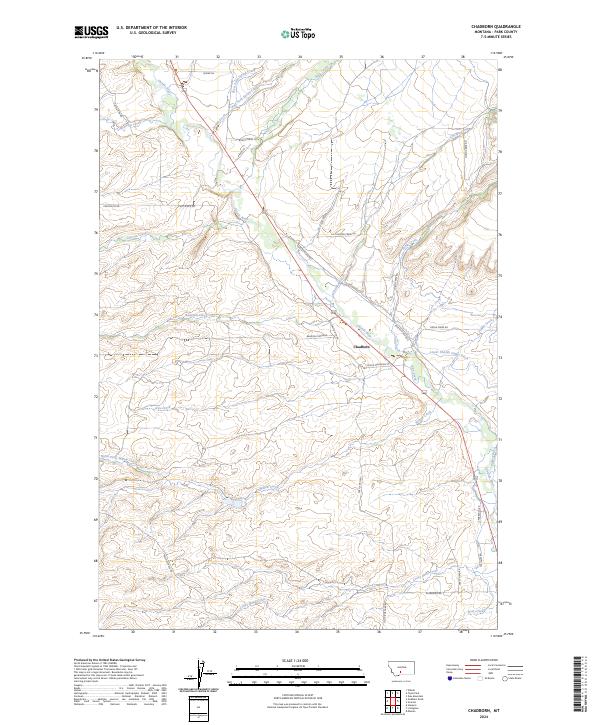 USGS Topographic Map – Chadborn