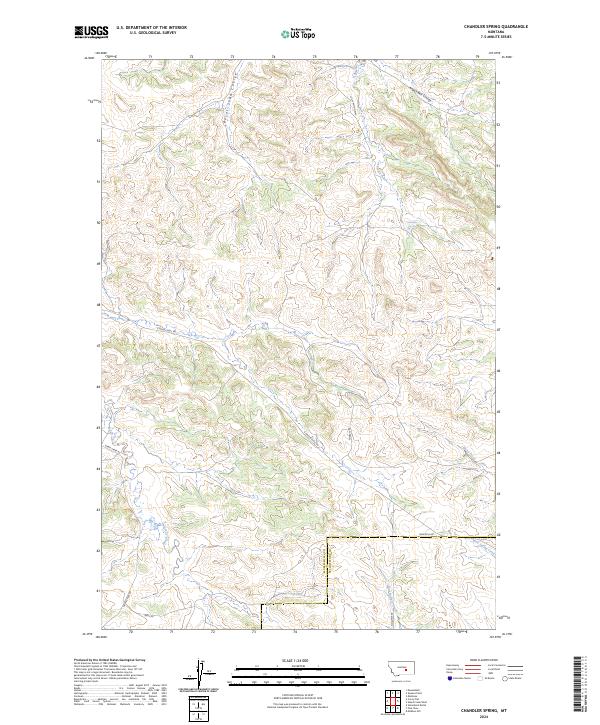USGS Topographic Map – Chandler Spring