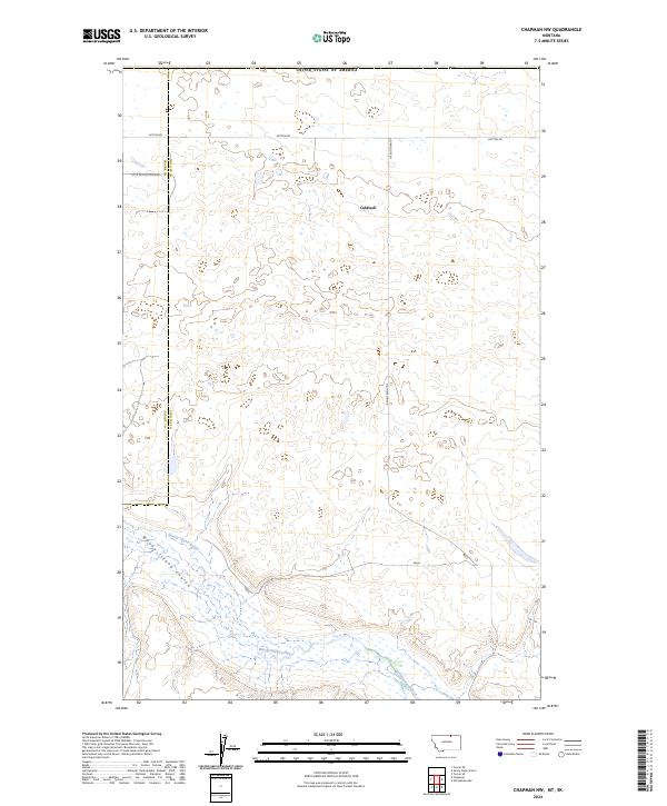 USGS Topographic Map – Chapman NW