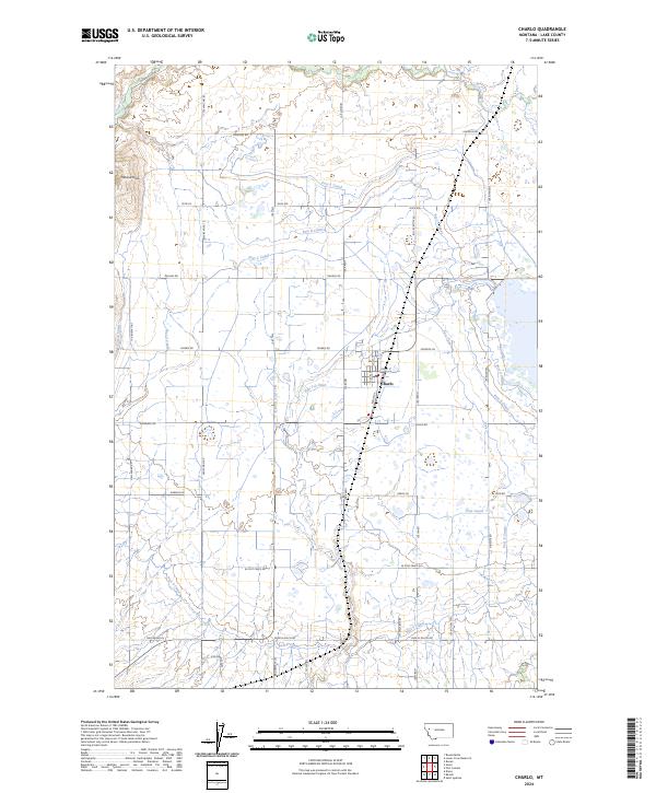 USGS Topographic Map – Charlo